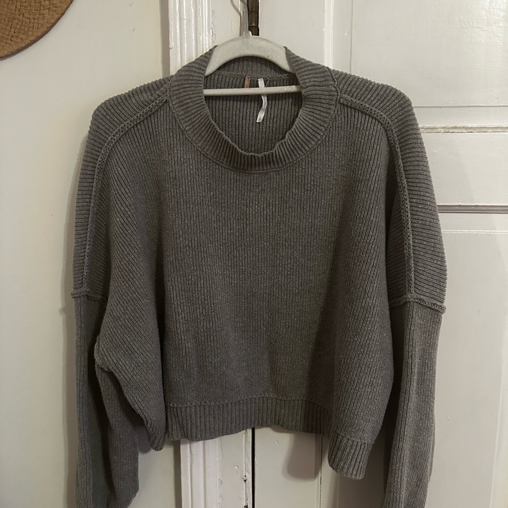 Free People East Street Cropped sweater